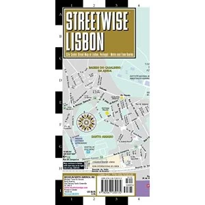 Streetwise Lisbon Map - Laminated City Center Street Map of Lisbon, Portugal Sheet map, folded 2018