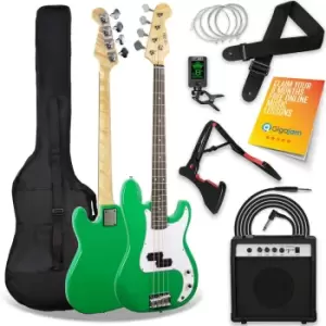 3rd Avenue Bass Guitar Pack - Green