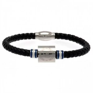 Chelsea FC Steel/Leather Bracelet