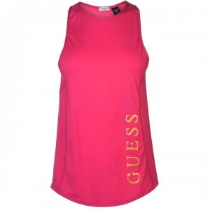 Guess Guess Active Logo Vest - Red G602