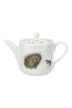 Wrendale Designs 1 Pint Teapot Hedgehog and Mouse