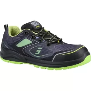 Safety Jogger Mens Cador Safety Trainers (11 UK) (Black/Green)