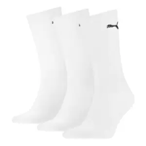 Puma 3 Pack Crew Socks Womens - White