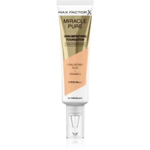 Max Factor Miracle Pure Skin Long-Lasting Foundation SPF 30 Shade 30 Porcelain 30ml