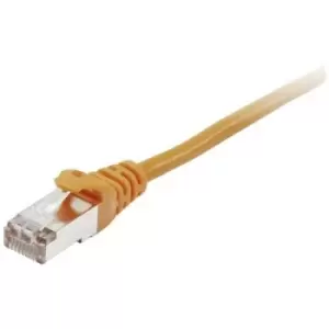 Equip 605574 RJ45 Network cable, patch cable CAT 6 S/FTP 5m Orange gold plated connectors