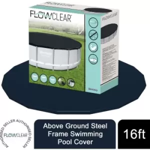 Bestway - Flowclear Above Ground 16ft Steel Frame Swimming Pool Cover