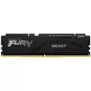 Kingston Fury Beast 16GB (1x16GB) DDR5 4800MHz RAM Memory