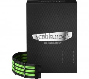 CABLEMOD PRO ModMesh C-Series AXi, HXi & RM Cable Kit - Black & Light Green, Black