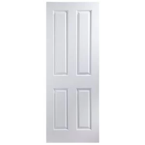 4 Panel Primed Smooth Internal Door H1981mm W686mm