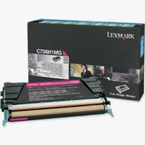 Lexmark C736H1MG Magenta Laser Toner Ink Cartridge