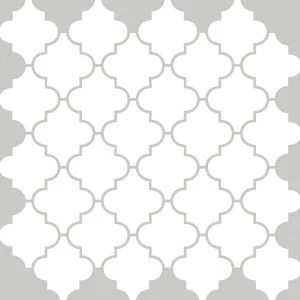 Fine Decor In Home Quatrefoil Peel and Stick Backsplash Tiles