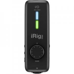 MIDI interface IK Multimedia iRig PRO I/O Monitor controlling, incl. software