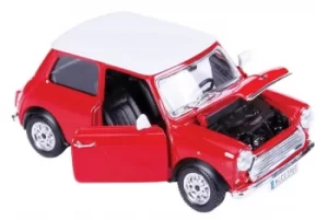 Bburago MINI COOPER 1969 1:24 Scale Model Toy Gift Die Cast Race Play Car RED
