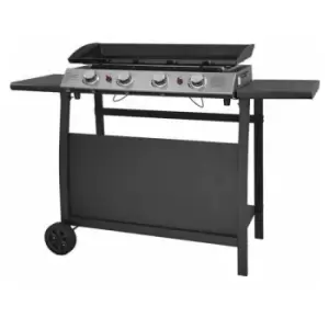Callow Retail - Callow 4 Burner Gas Griddle and Plancha with Stand and Side tables - Barbecues