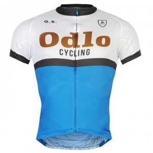 Odlo Ride Cycling Jersey Mens - Blue/White
