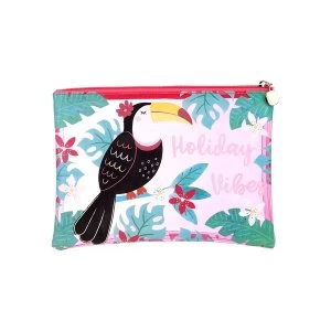Sass & Belle Tiki Toucan Holiday Vibes Pouch