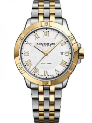 Raymond Weil Mens Tango Two Beat Rhythm Bracelet Watch 8160-STP000308