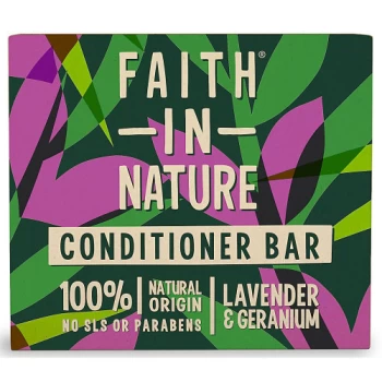 Faith In Nature Lavender & Geranium Conditioner Bar - 85g (Case of 6)