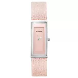 Sekonda Pastel Rocks Quartz Pink Dial Pink Strap Ladies Watch 40373