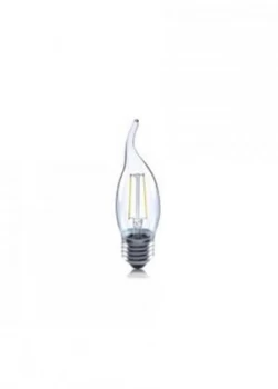 Integral Candle Filament Flame Tip Omni Lamp E27 2W 23W 2700K 230lm Non-Dimmable 300 deg Beam Angle