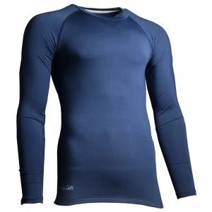 Precision Essential Base-Layer Long Sleeve Shirt Adult Navy - XXL 48-50"