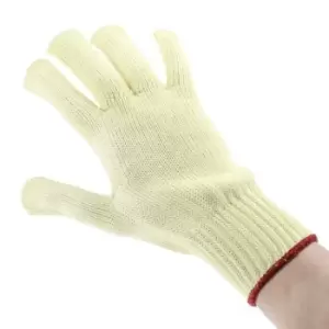 BM Polyco Touchstone Yellow Kevlar Work Gloves, Size 9, Large, 2 Gloves