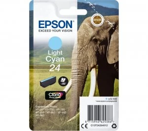 Epson Elephant 24 Light Cyan Ink Cartridge