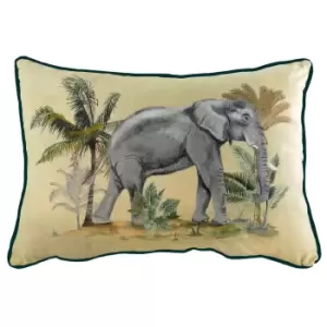 Evans Lichfield Kibale Elephant Cushion Cover (One Size) (Multicoloured)