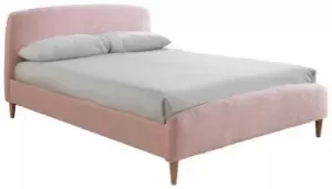 Birlea Otley Fabric Double Fabric Bed Frame - Blush Pink