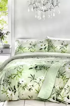 'Florence' Luxury Hand Printed Floral Print Duvet Cover Set
