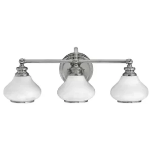 Ainsley 3 Light Indoor Wall Light Polished Chrome IP44, G9