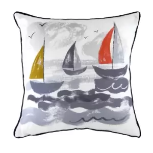 Evans Lichfield Nautical Cushion Cover (One Size) (Multicoloured)