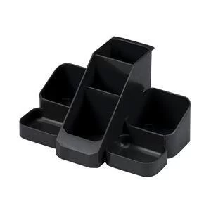 Original Avery Standard Range Desk Tidy Black with 7 Compartments