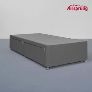 Airsprung Kelston Single 2 Drawer Divan - Charcoal