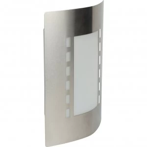 Byron Stainless Steel Outdoor Wall Light