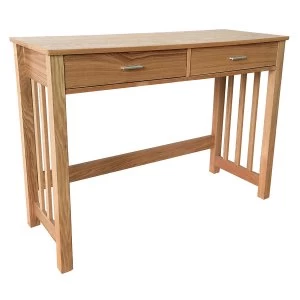 Charles Bentley Ashton Console Table with Drawers - Natural