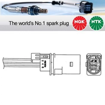 1x NGK NTK Oxygen O2 Lambda Sensor LZA15-A1 LZA15A1 (0029)