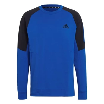 adidas Designed For Gameday Sweatshirt Mens - Blue