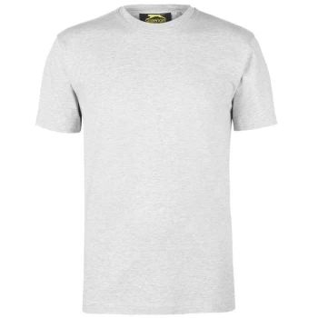 Slazenger Banger Plain T Shirt Mens - Grey