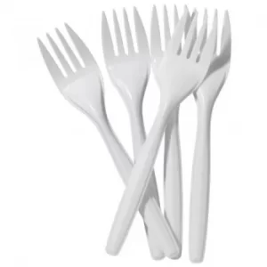 Value Forks Plastic Wt Pack of 100
