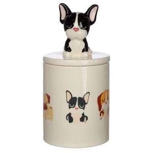 Dog Squad French Bulldog Treat Jar/Biscuit Jar