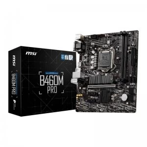 MSI B460M Pro Intel Socket LGA1200 H5 Motherboard
