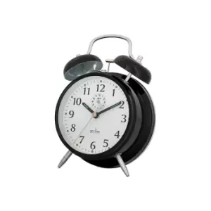 Acctim Saxon Alarm Clock Black