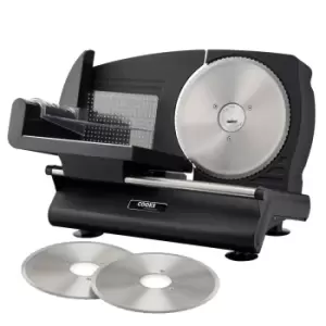 Cooks Professional K245 Silver Food Slicer with 3 Blades - wilko