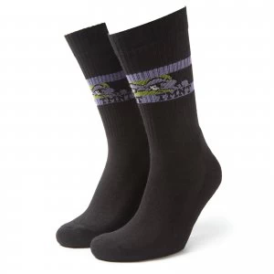 Mens TMNT Sports Socks - Black - UK 4-7.5
