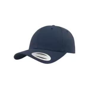 Flexfit Unisex Curved Classic Snapback Cap (One Size) (Navy)