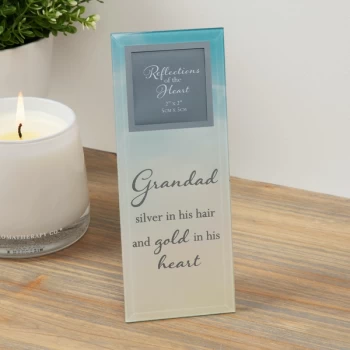 2" x 2" - Reflections Of The Heart Photo Frame - Grandad