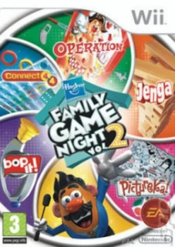 Hasbro Family Game Night Volume 2 Nintendo Wii Game