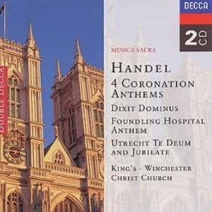 4 Coronation Anthems by George Frideric Handel CD Album