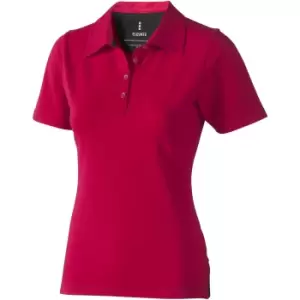 Elevate Markham Short Sleeve Ladies Polo (XS) (Red)